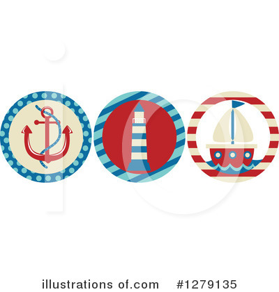 Royalty-Free (RF) Nautical Clipart Illustration by BNP Design Studio - Stock Sample #1279135