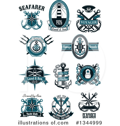 Royalty-Free (RF) Nautical Clipart Illustration by Vector Tradition SM - Stock Sample #1344999