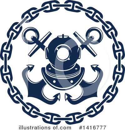 Royalty-Free (RF) Nautical Clipart Illustration by Vector Tradition SM - Stock Sample #1416777