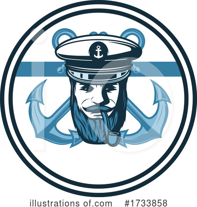 Captain Clipart #1733858 by Vector Tradition SM