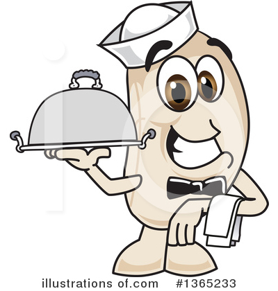 Bean Characters Clipart #1365233 by Mascot Junction