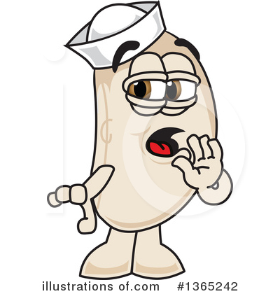 Bean Characters Clipart #1365242 by Mascot Junction
