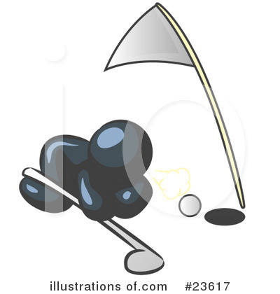 Golfing Clipart #23617 by Leo Blanchette