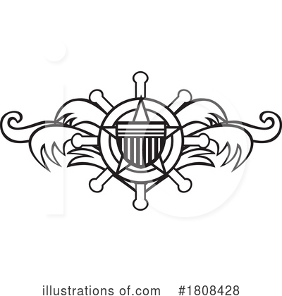 Royalty-Free (RF) Navy Clipart Illustration by patrimonio - Stock Sample #1808428