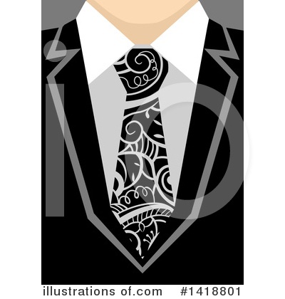 Neck Tie Clipart #1418801 by BNP Design Studio