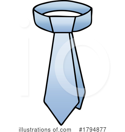 Royalty-Free (RF) Neck Tie Clipart Illustration by lineartestpilot - Stock Sample #1794877