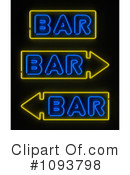 Neon Sign Clipart #1093798 by stockillustrations