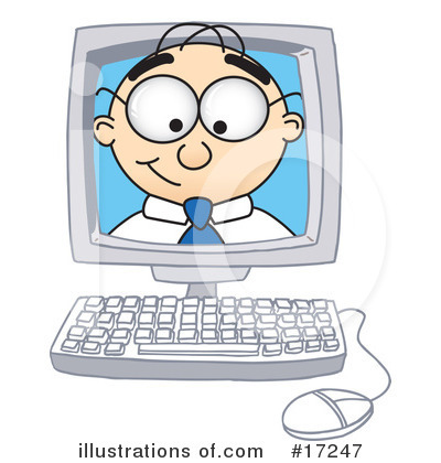 Royalty-Free (RF) Nerd 1 Character Clipart Illustration by Mascot Junction - Stock Sample #17247