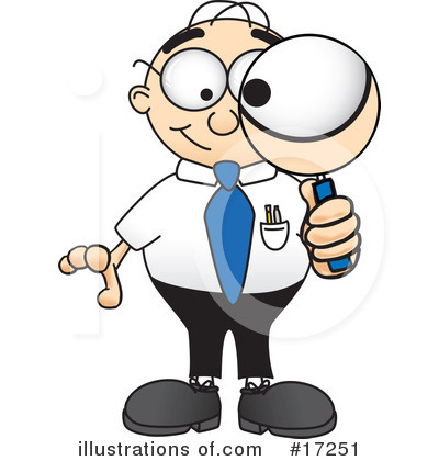 Nerd 1 Character Clipart #17251 by Mascot Junction