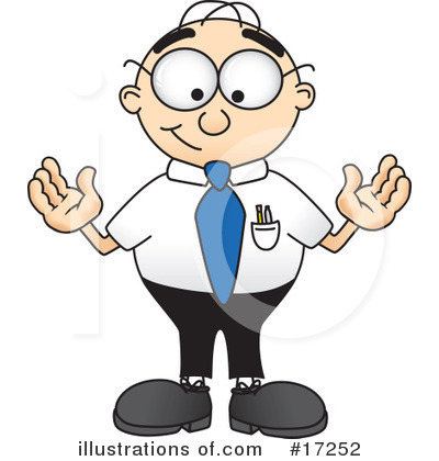 Royalty-Free (RF) Nerd 1 Character Clipart Illustration by Mascot Junction - Stock Sample #17252
