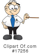 Nerd 1 Character Clipart #17256 by Mascot Junction