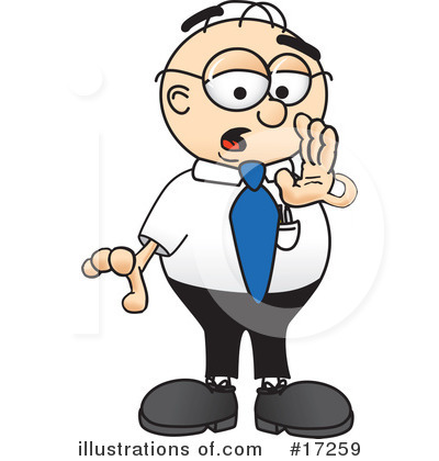 Nerd 1 Character Clipart #17259 by Mascot Junction