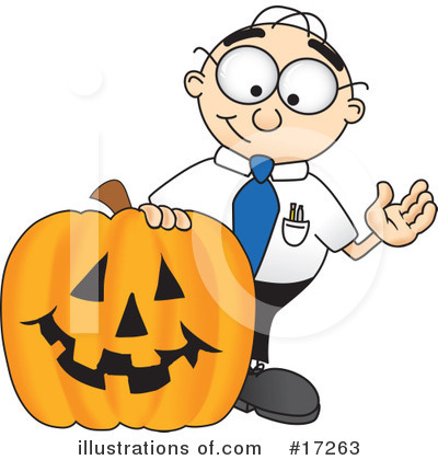 Royalty-Free (RF) Nerd 1 Character Clipart Illustration by Mascot Junction - Stock Sample #17263