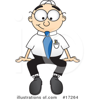 Nerd 1 Character Clipart #17264 by Mascot Junction