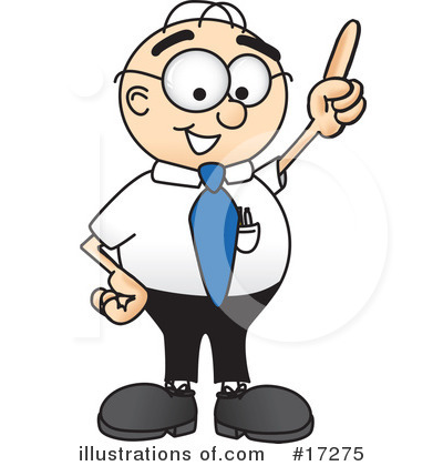 Royalty-Free (RF) Nerd 1 Character Clipart Illustration by Mascot Junction - Stock Sample #17275