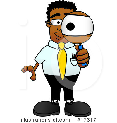 Royalty-Free (RF) Nerd 3 Character Clipart Illustration by Mascot Junction - Stock Sample #17317