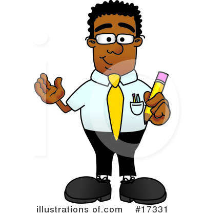 Royalty-Free (RF) Nerd 3 Character Clipart Illustration by Mascot Junction - Stock Sample #17331
