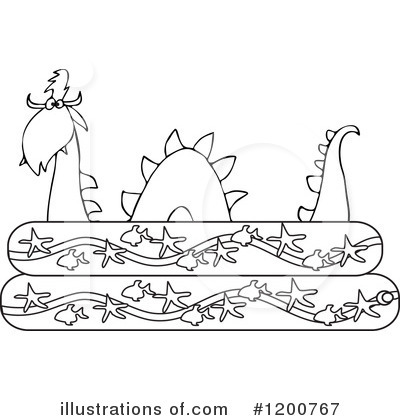 Royalty-Free (RF) Nessie Clipart Illustration by djart - Stock Sample #1200767