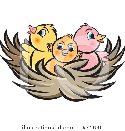 Royalty-Free (RF) Nest Clipart Illustration by Lal Perera - Stock Sample #71660