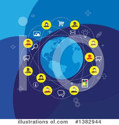 Networking Clipart #1382944 by ColorMagic