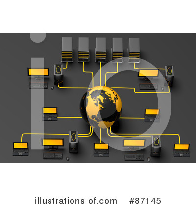 Royalty-Free (RF) Networking Clipart Illustration by Tonis Pan - Stock Sample #87145