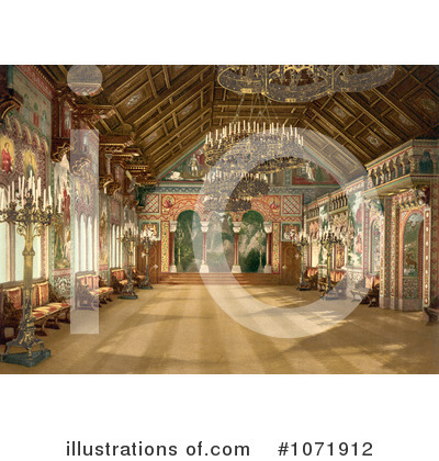 Royalty-Free (RF) Neuschwanstein Castle Clipart Illustration by JVPD - Stock Sample #1071912