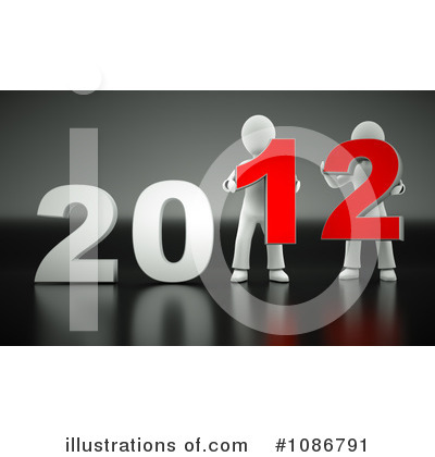 Royalty-Free (RF) New Year Clipart Illustration by chrisroll - Stock Sample #1086791