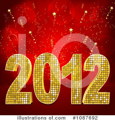 Royalty-Free (RF) New Year Clipart Illustration by elaineitalia - Stock Sample #1087692
