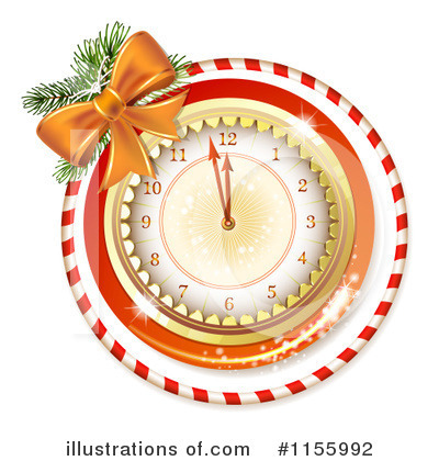 Royalty-Free (RF) New Year Clipart Illustration by merlinul - Stock Sample #1155992