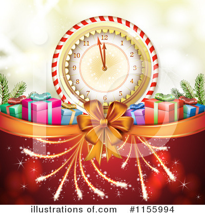 Royalty-Free (RF) New Year Clipart Illustration by merlinul - Stock Sample #1155994