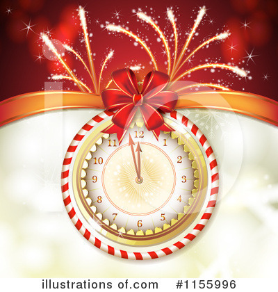 Royalty-Free (RF) New Year Clipart Illustration by merlinul - Stock Sample #1155996