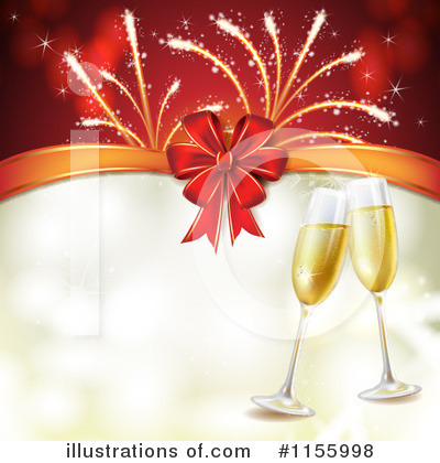 Royalty-Free (RF) New Year Clipart Illustration by merlinul - Stock Sample #1155998