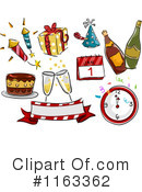 New Year Clipart #1163362 by BNP Design Studio
