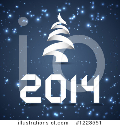 Royalty-Free (RF) New Year Clipart Illustration by vectorace - Stock Sample #1223551