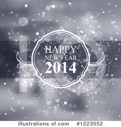 Royalty-Free (RF) New Year Clipart Illustration by vectorace - Stock Sample #1223552
