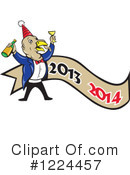 New Year Clipart #1224457 by patrimonio