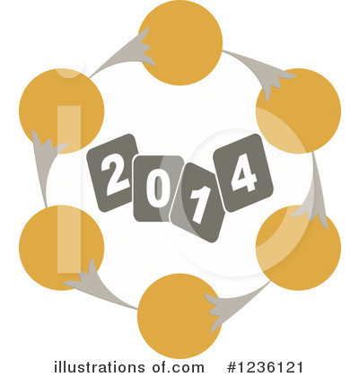 New Year Clipart #1236121 by Andrei Marincas