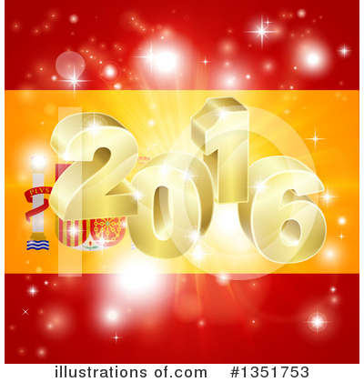 Royalty-Free (RF) New Year Clipart Illustration by AtStockIllustration - Stock Sample #1351753
