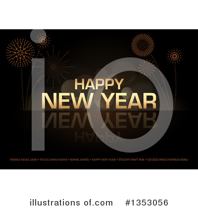 Royalty-Free (RF) New Year Clipart Illustration by dero - Stock Sample #1353056
