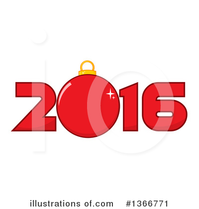 Royalty-Free (RF) New Year Clipart Illustration by Hit Toon - Stock Sample #1366771