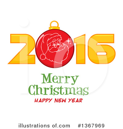 Royalty-Free (RF) New Year Clipart Illustration by Hit Toon - Stock Sample #1367969