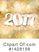 New Year Clipart #1428198 by KJ Pargeter
