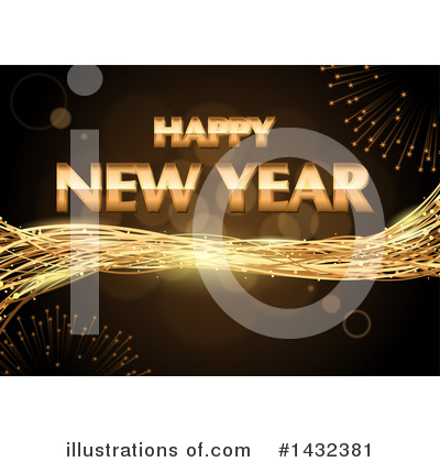 Royalty-Free (RF) New Year Clipart Illustration by dero - Stock Sample #1432381