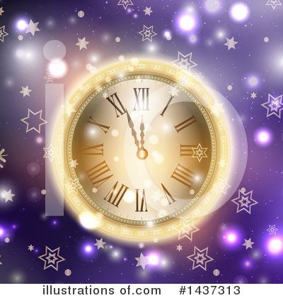 Clock Clipart #1437313 by KJ Pargeter