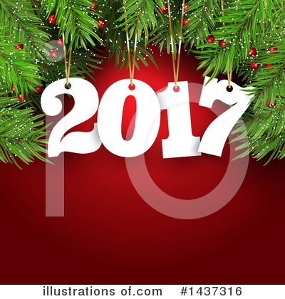 Royalty-Free (RF) New Year Clipart Illustration by KJ Pargeter - Stock Sample #1437316