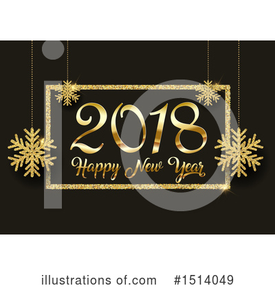 Royalty-Free (RF) New Year Clipart Illustration by KJ Pargeter - Stock Sample #1514049