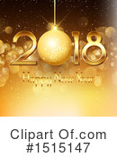 New Year Clipart #1515147 by KJ Pargeter