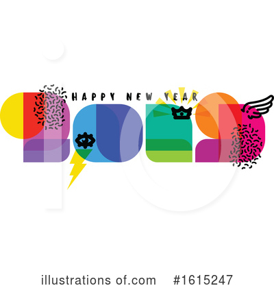 Royalty-Free (RF) New Year Clipart Illustration by elena - Stock Sample #1615247