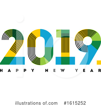 Royalty-Free (RF) New Year Clipart Illustration by elena - Stock Sample #1615252