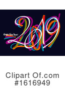 New Year Clipart #1616949 by NL shop
